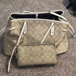 Coach Purse w/ Zippered Wallet-sold together